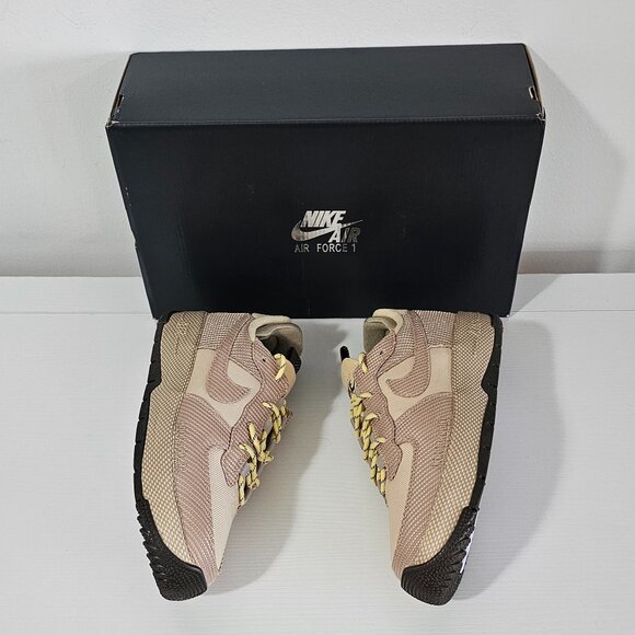 Nike Air Force 1 Wild -Sesame/Baroque Brown/Khaki - Women's Size 6.5 -FB2348-201 - Picture 4 of 7